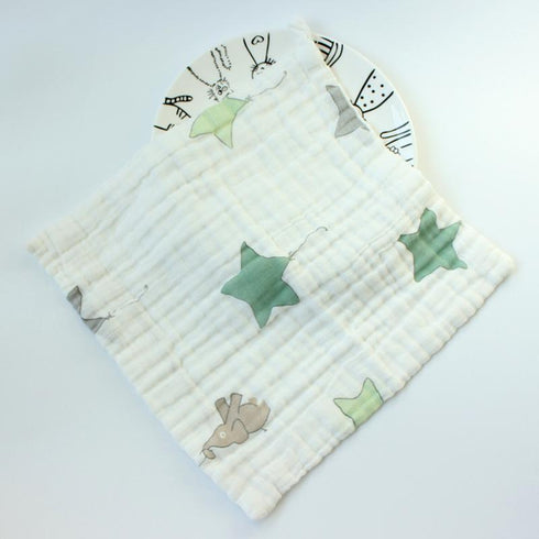 Baby 6-layer gauze saliva towel cotton bath towel